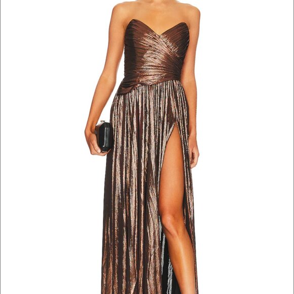 Retrofete Dresses & Skirts - Retrofete Waldorf Dress in Coffee Bean